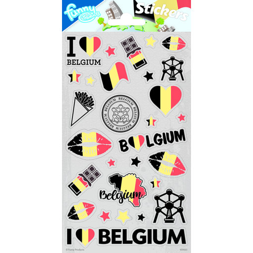 Stickervel Set België