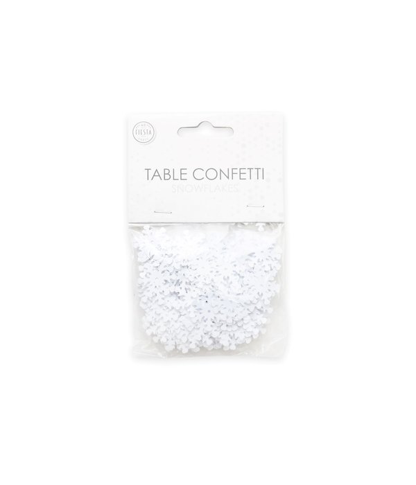 Sierconfetti Sneeuwvlok Wit (14gr)