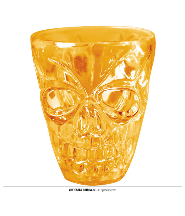 4 Shotglas glaasjes Skull Halloween