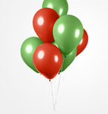 Ballonnen Set Rood/Groen (10st)