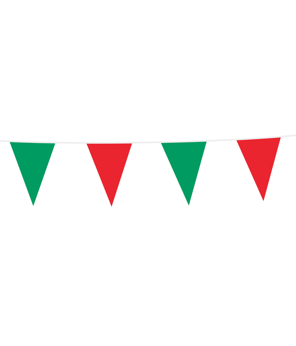 Vlaggenlijn Rood/Groen (10m)