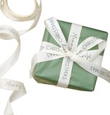 Cadeaulint Merry Christmas Wit (5m)