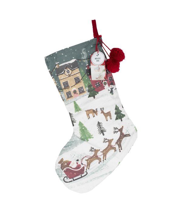 Feestelijke Kerstsok Decoratie