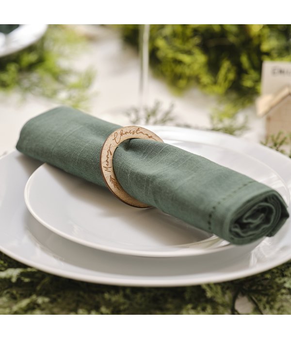 Merry Christmas Servetringen (6st)