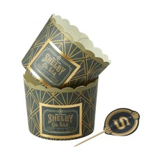 Cakevormpjes en Caketoppers Peaky Blinders (8st)