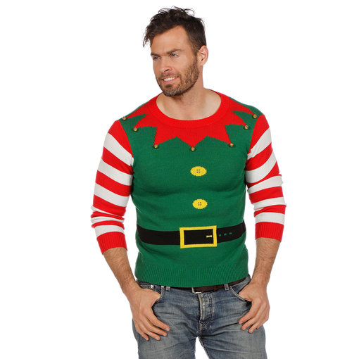 Kersttrui Groen Kerstelf