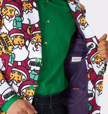Kerst Blazer Cool Claus Cartoon Heren