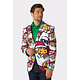 Kerst Blazer Cool Claus Cartoon Heren
