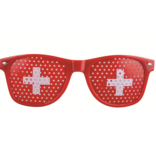 Partybril Zwitserland Rood