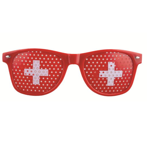 Partybril Zwitserland Rood