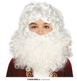 Kerstman Pruik met Baard Kind
