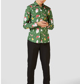 Kerst Overhemd Tiener Groen Opposuits