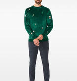Kerst Sweater Groen X-Mas Icons Opposuits Deluxe