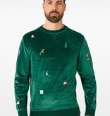 Kerst Sweater Groen X-Mas Icons Opposuits Deluxe