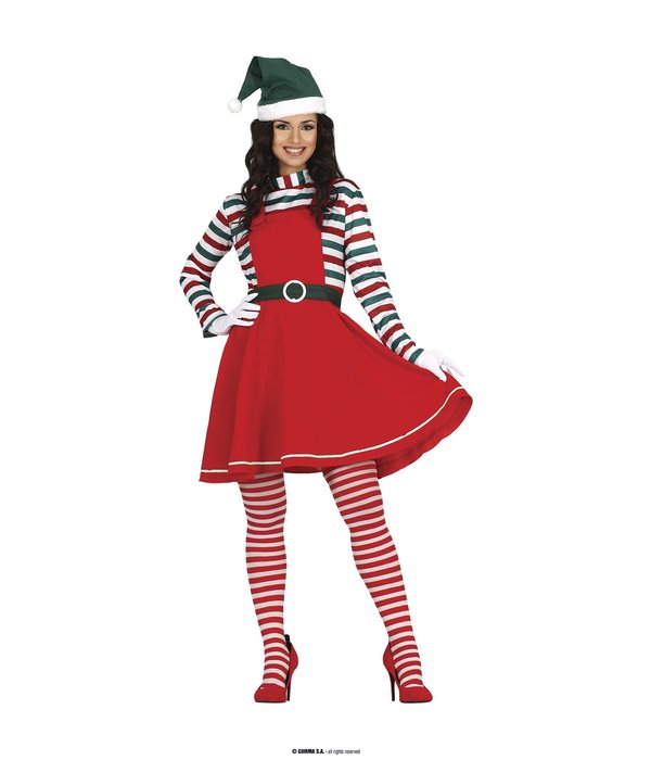 Kerst Hulp Elfen Outfit Dames Chic