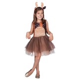 Jurk Rendier Meisje Met Tiara