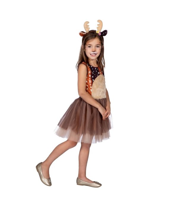 Jurk Rendier Meisje Met Tiara