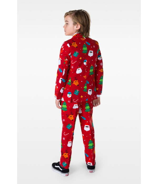 Kind Kostuum Festivity Red Opposuits