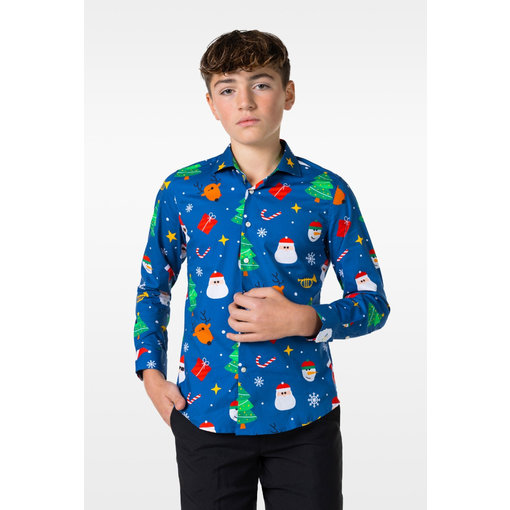 Tiener Blouse Festivity Blue Opposuits