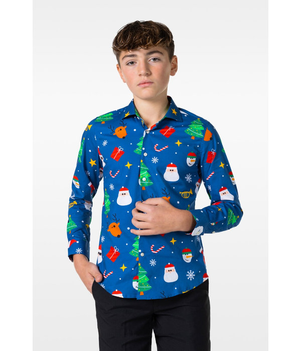 Tiener Blouse Festivity Blue Opposuits