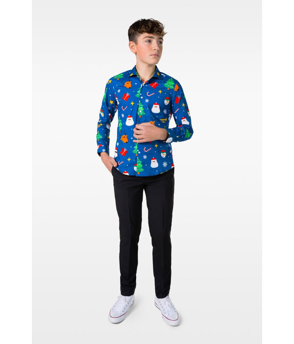 Tiener Blouse Festivity Blue Opposuits