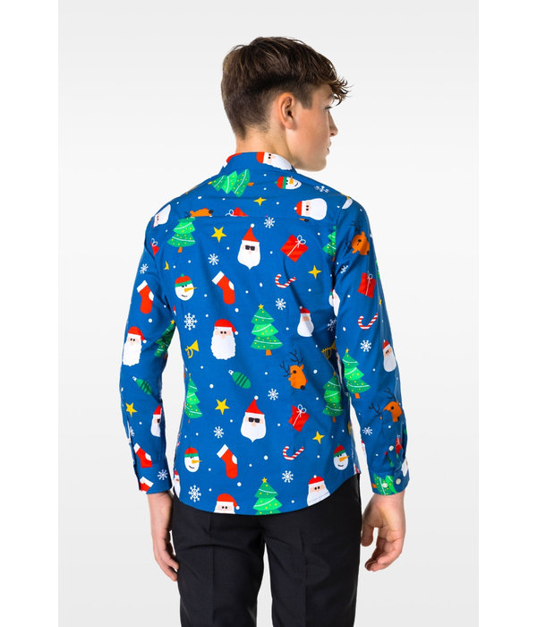 Tiener Blouse Festivity Blue Opposuits