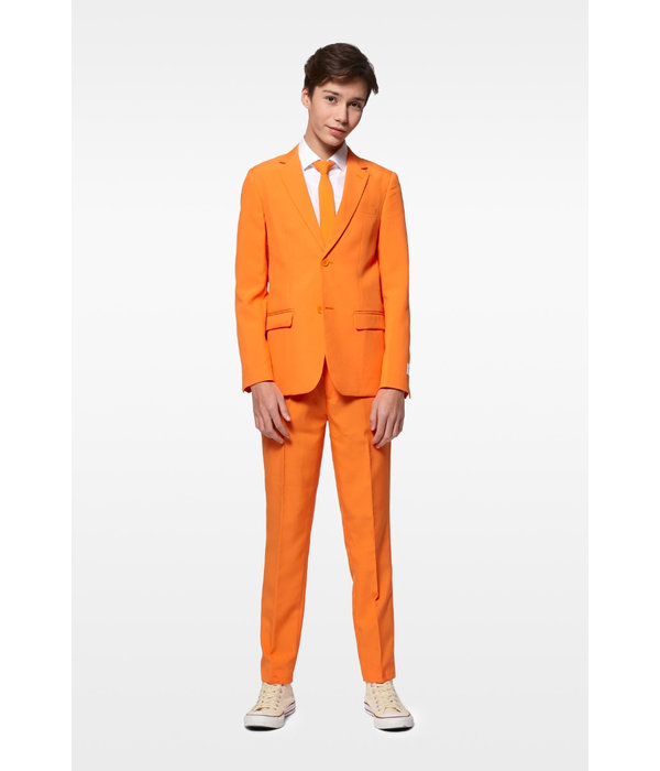 Tiener Kostuum Oranje Opposuits
