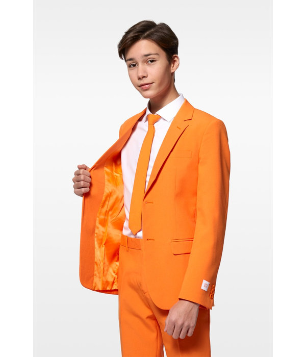 Tiener Kostuum Oranje Opposuits