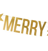 Slinger Merry Christmas goud