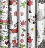 Inpakpapier Kerstfeest Verschillende Talen