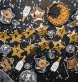 Letter Banner Happy New Year Gouden Sterren