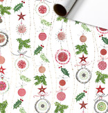 Inpakpapier Vrolijke Kerstversiering