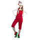 Elfen Jumpsuit Vrouw Rood