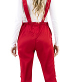 Elfen Jumpsuit Vrouw Rood