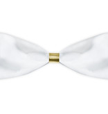 Papieren Servetringen Metallic Wit/Goud (10st)