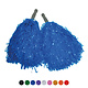Pom Pom Blauw Stick (2st)