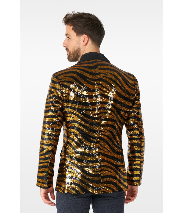 Blazer Tiger Royale Zwart/Goud Opposuits