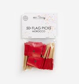 Vlaggenprikkers Marokko (50st)