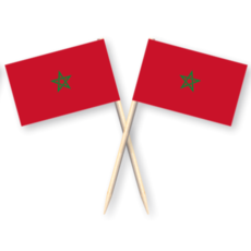 Vlaggenprikkers Marokko (50st)