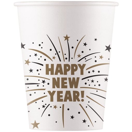 Bekertjes Happy New Year Flares (8st)