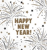 Servetten Happy New Year Flares (20st)