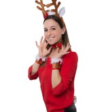 Rendier Set Met Strikjes