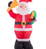Opblaasbare Kerstman met LED (120cm)