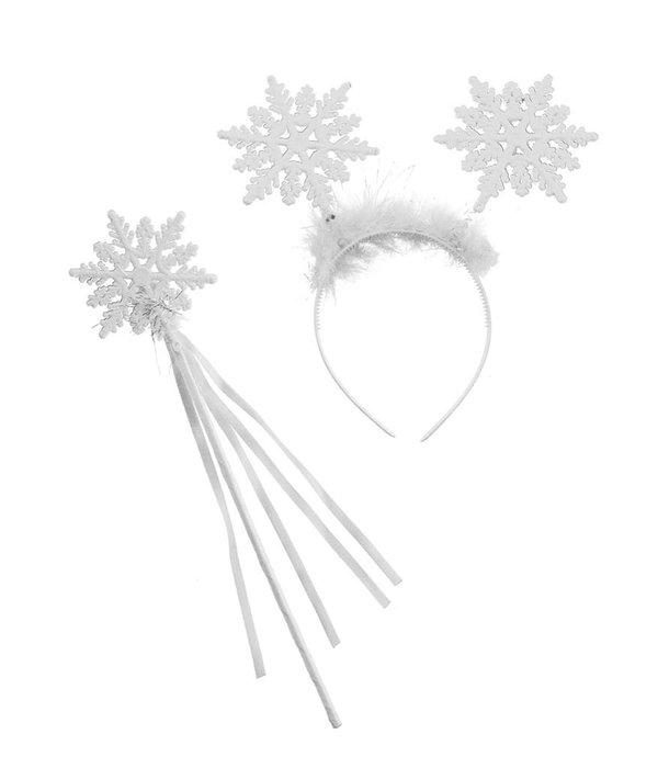 Engel Set Sneeuwvlok 2-Delig