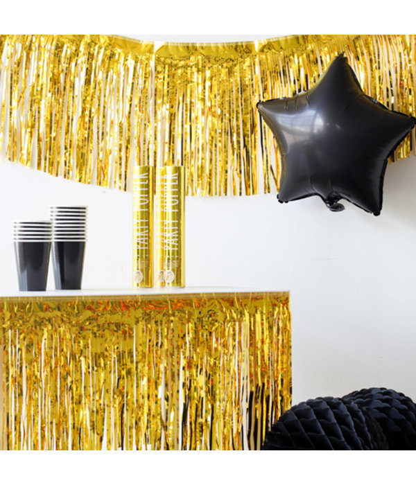 Franje slinger Goudkleurig (6m)