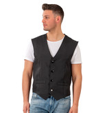Basic Gilet Zwart Heren