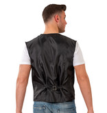 Basic Gilet Zwart Heren