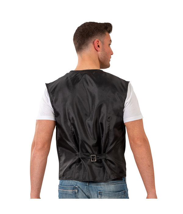 Basic Gilet Zwart Heren