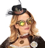 Tiara Steampunk met Mini Hoed tandwielen