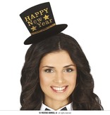 Diadeem Mini Hoedje 'Happy New Year' Goud